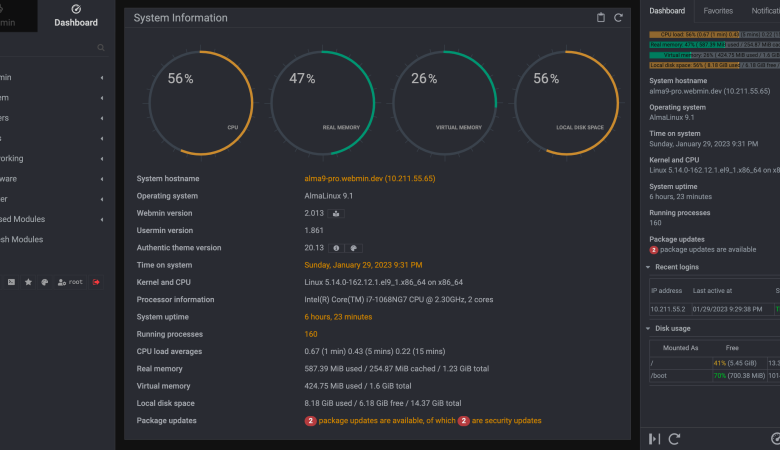 Como instalar o Webmin no seu servidor